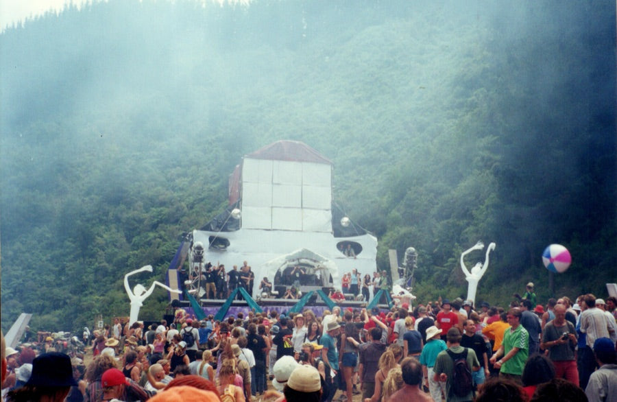The Gathering stage in the mist